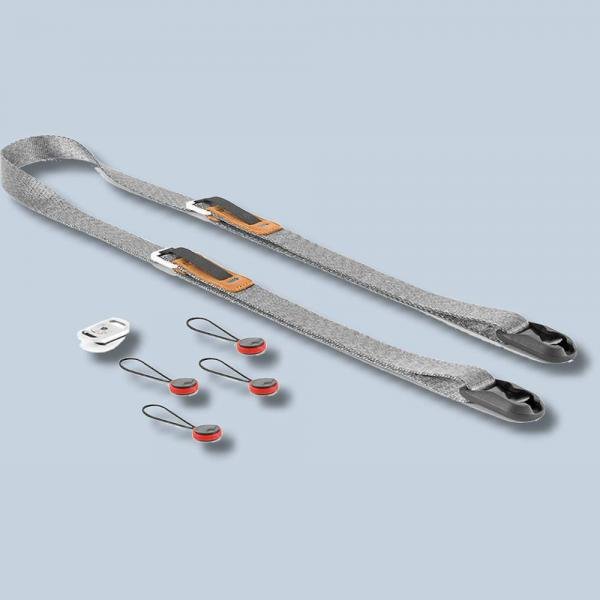 Peak Design Leash Ash - Multifunktionaler Kameragurt für spiegellose Systemkameras, Einsteiger-DSLRs etc.