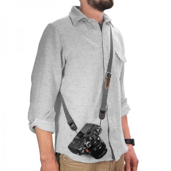Peak Design Leash Ash - Multifunktionaler Kameragurt für spiegellose Systemkameras, Einsteiger-DSLRs etc.