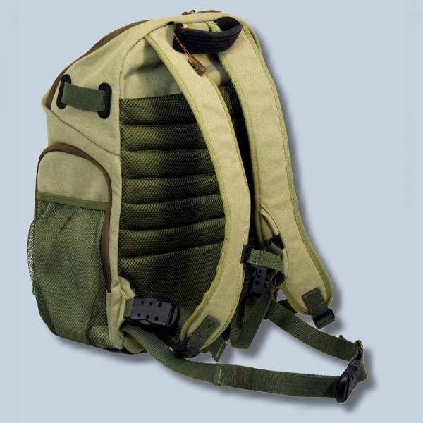 Fotorucksack Kalahari Kapako K-69 Rucksack canvas khaki für DSLR oder Systemkamera Ausrüstung