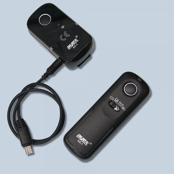 Funk-Fernauslöser Fernbedienung wie RM-VPR1 für Sony Alpha 7S II 7S 7R II 7R 7 II 7 6300 6000 5100 5000 3500 3000 ayex AX-1