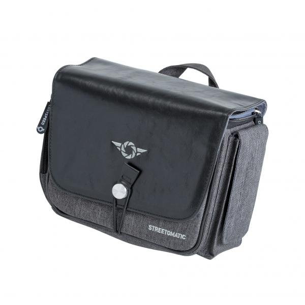 Cosyspeed Streetomatic MKII Kameratasche black/grey mit Hüftgürtel Fototasche für System- und DSLR-Kameras + Zoomobjektiv