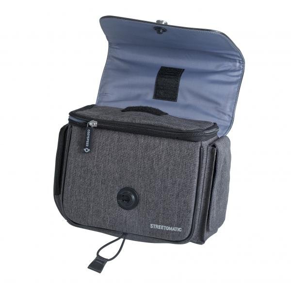 Cosyspeed Streetomatic MKII Kameratasche black/grey mit Hüftgürtel Fototasche für System- und DSLR-Kameras + Zoomobjektiv