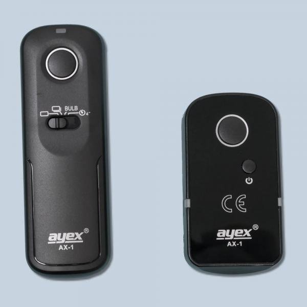 Funk-Fernauslöser für Canon EOS M6 Mark II M6 M5 Funkauslöser Fernbedienung wie RS-60E3 ayex AX-1