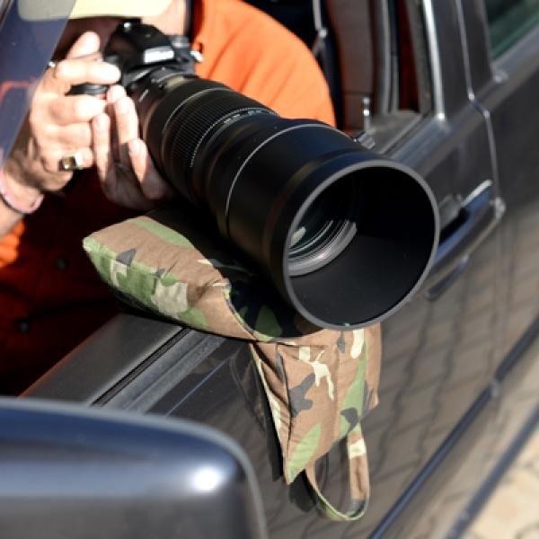 B.I.G. Kamerakissen Supertele 3-in-1 Bohnenbeutelstativ Bohnensack ohne Kamera