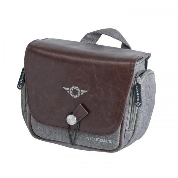 Cosyspeed Streetomatic RF braun outdoor Kameratasche mit Hüftgürtel für Systemkameras und kleine DSLR-Kameras