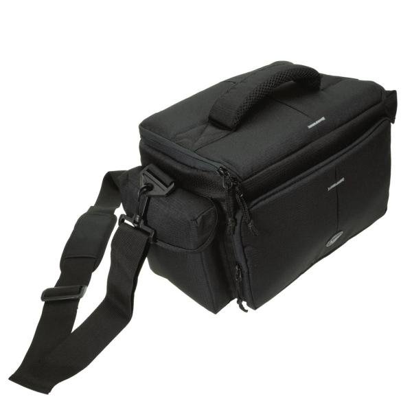 Dörr Action Black No.5 Kameratasche mit Platz für Zubehör - Fototasche für Spiegelreflexkamera Bridgekamera Systemkamera no5