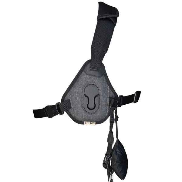 Cotton Carrier Skout G2 Grey, Schlankes Brustgeschirr für 1 DSLR- oder DSLM-Kamera - Grau