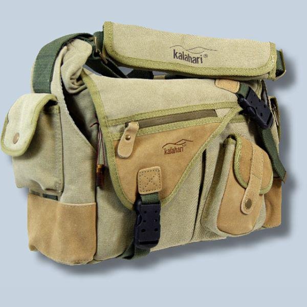 Kalahari K-31 K31 Kapako Canvas khaki inkl. Regenschutz - wasserdichte Tasche für die Spiegelreflexausrüstung K 31 khaki k31k