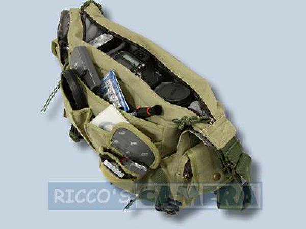 Kalahari K-31 K31 Kapako Canvas khaki inkl. Regenschutz - wasserdichte Tasche für die Spiegelreflexausrüstung K 31 khaki k31k