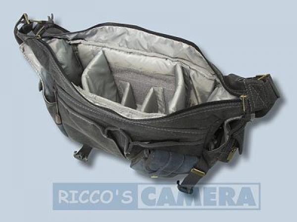 Kalahari K-31 K31 Kapako Canvas schwarz inkl. Regenschutz - wasserdichte Tasche für die Spiegelreflexausrüstung K 31 K31 black k
