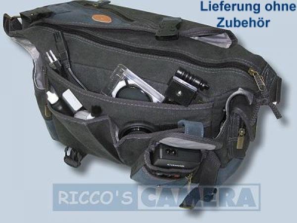 Kalahari K-31 K31 Kapako Canvas schwarz inkl. Regenschutz - wasserdichte Tasche für die Spiegelreflexausrüstung K 31 K31 black k