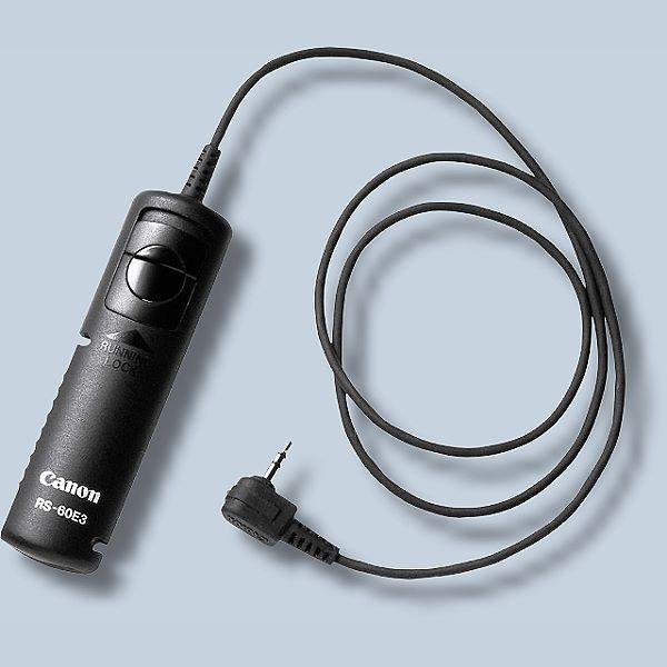 Canon RS-60E3 Fernauslöser Kabel 0,6m für Canon EOS Amateur und hochwertige Canon PowerShot Auslösekabel