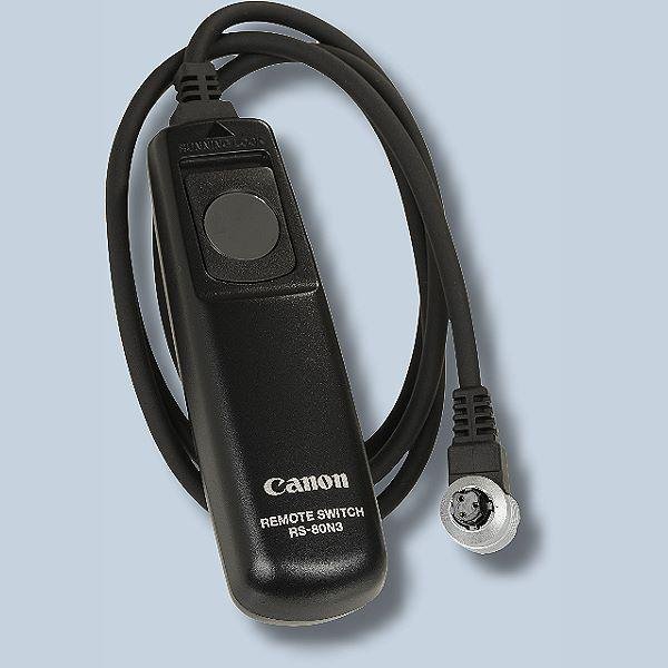 Canon RS-80N 3 Auslösekabel mit 0,8 m Kabellänge Fernbedienung für EOS 6D Mark II 5D MIV 5DS 5DS R 7D MII 5D MIII 1Dx 7D 6D 5D