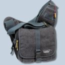 Kalahari KIKAO K-51 Fototasche Canvas schwarz - Tasche für die Spiegelreflexkamera Systemkamera Evilkamera K51b