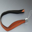 Echt Leder Umhängegurt für Digitalkameras Handy MP3 Player u.a. Tragegurt Leather braun 6755