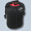 Neopren Objektivbeutel für Objektive bis 10 cm Länge und 7 cm Durchmesser Objektivköcher Objektiv Beutel 10x7 cm ps10