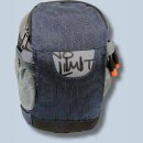 Dörr No-Limit Hüfttasche dunkelblau Fototasche für kompakte Digitalkamera Systemkamera Tasche mit Regenhülle und Bauchgurt hnlb