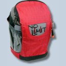 Hüfttasche für Canon EOS M100 M10 M3 M - Kameratasche mit Bauchgurt Fototasche mit Regenschutzhülle Tasche in rot hnlr