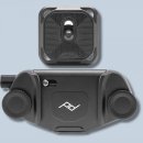 Peak Design Capture Clip v3 Black inkl. Standard Plate - Kameraclip zum Tragen von DSLR-/DSLM-Kameras an Gurten oder Gürteln
