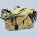 Kalahari Kapako K-32 Canvas khaki inkl. Regenschutz - wasserdichte Fototasche für die Spiegelreflexausrüstung K 32 khaki k32k